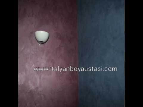 Dekoratif boya İtalyan dekoratif boyama travetino modeli İtalyan boya
