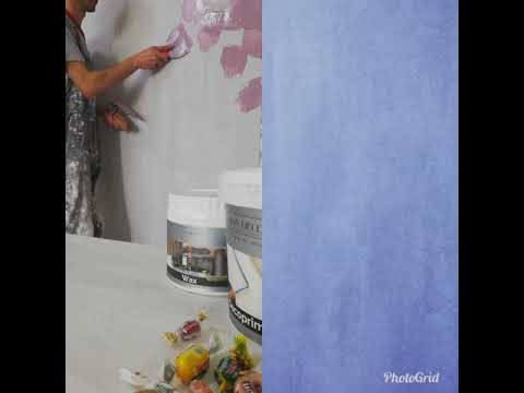Sandeco mermer efektli boya uygulaması